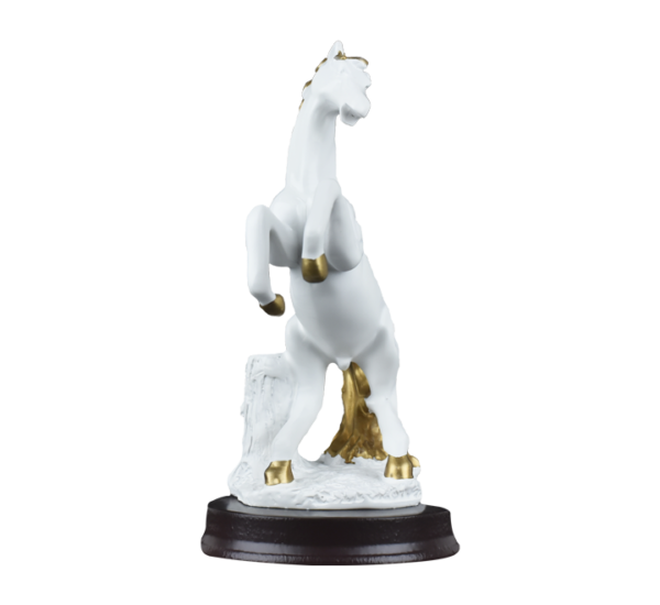 Majestic White Horse Sculpture - Image 6