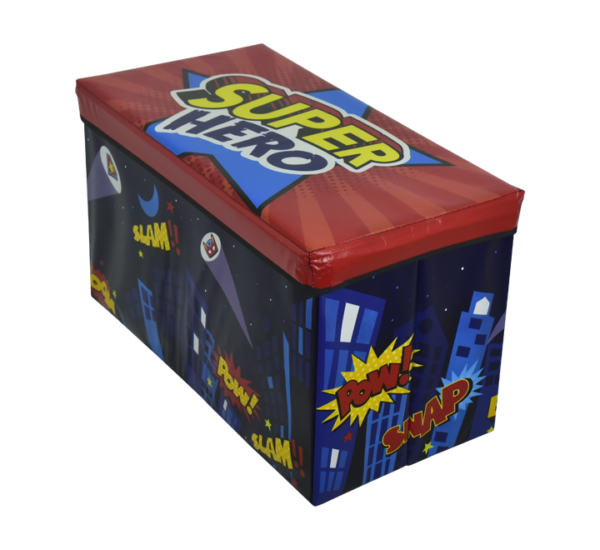 Super Hero Theme Multi-Purpose Kids Storage Box - Image 5