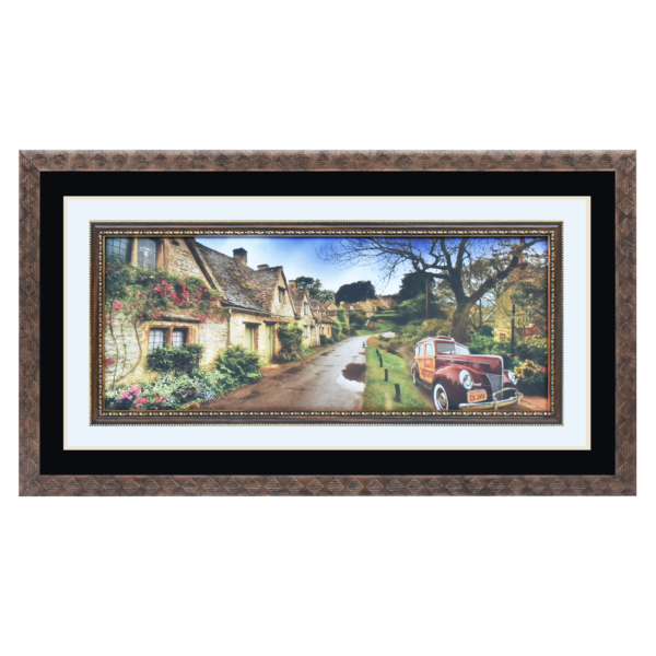 Vintage Town Houses Scenery