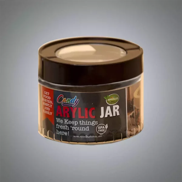 Appollo - Candy Acrylic Jar | Buy Airtight Food Jar – Set of 3 | Snack Jar | Mayaar