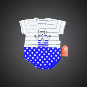 Polka Dots Baby Dungarees – Baby Clothing – Baby Romper Set | Mayaar