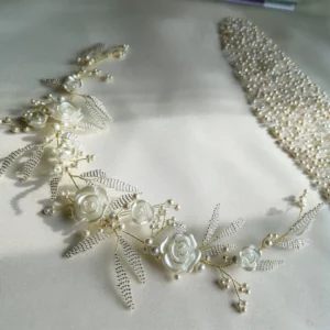 Glam Accessories - Extravagant Floral Bun Embellishment | Hair Adornments | Mayaar