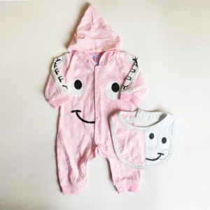Happy Smiley Dungarees – 2 Pcs - Happy Smiley Dungaree | Baby Clothing | Mayaar
